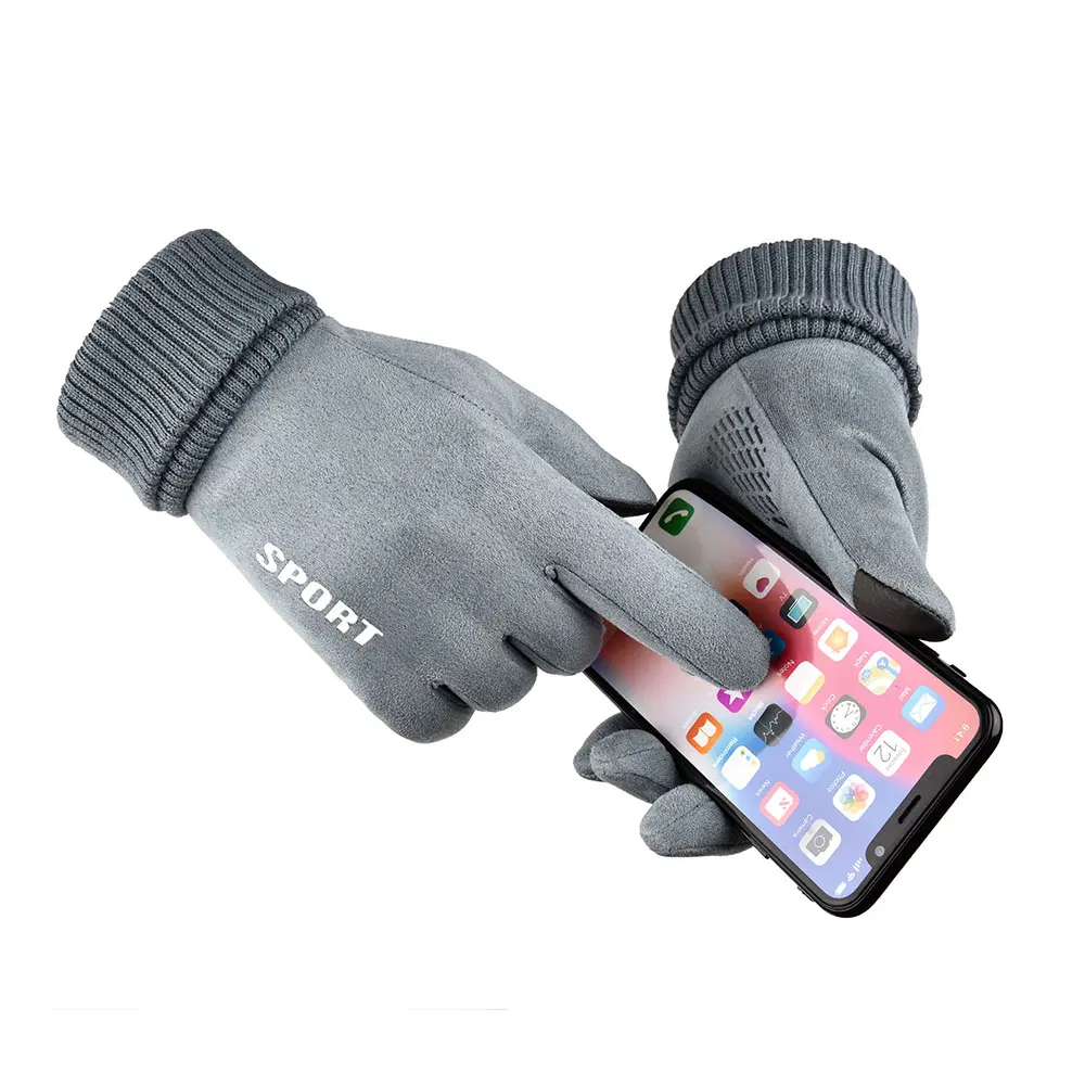 Gants tactiles hommes sport avec paume antidérapante – Image 3