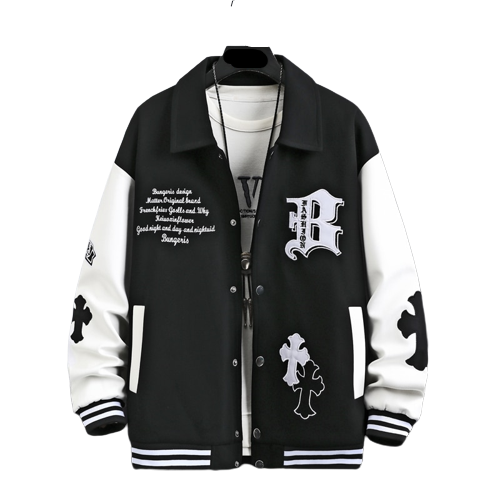 Veste baseball homme cuir