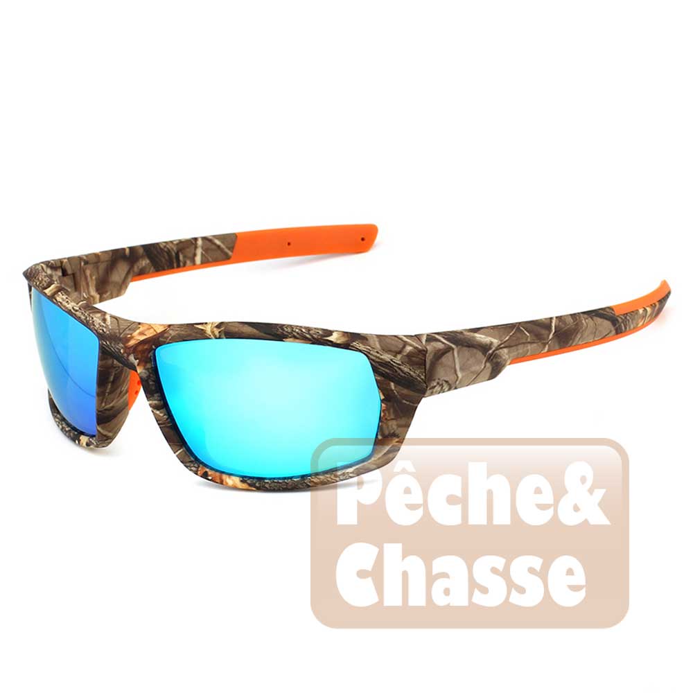 Lunettes de Soleil Polarisées UV400 Camouflage pour Sport, Pêche -SportShade™ – Idéales pour la Chasse et la Pêche – Image 3